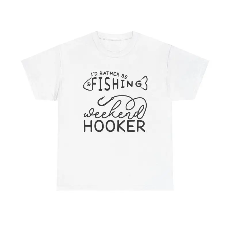 

I d Rather Be Fishing T Shirt fishing angler fisherman funny quote humor