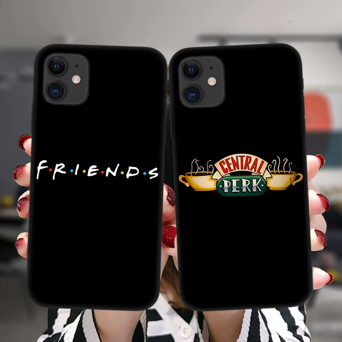 TV Show Friends Phone Case For iPhone 14 13 12 11 Pro XS Max Plus X XR 12Mini SE Central Perk Coffee Silicon Soft Cover Skin Bag