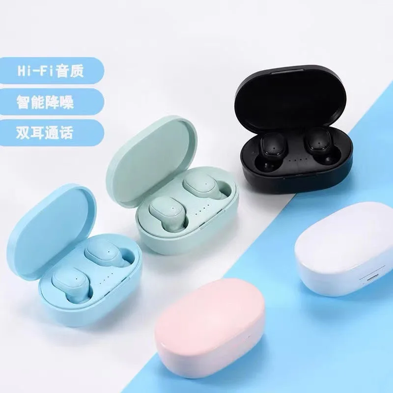 سماعة بلوتوث مزودة بخاصية إلغاء الضوضاء للألعاب الرياضية داخل الأذن وعمر بطارية طويل لاسلكي