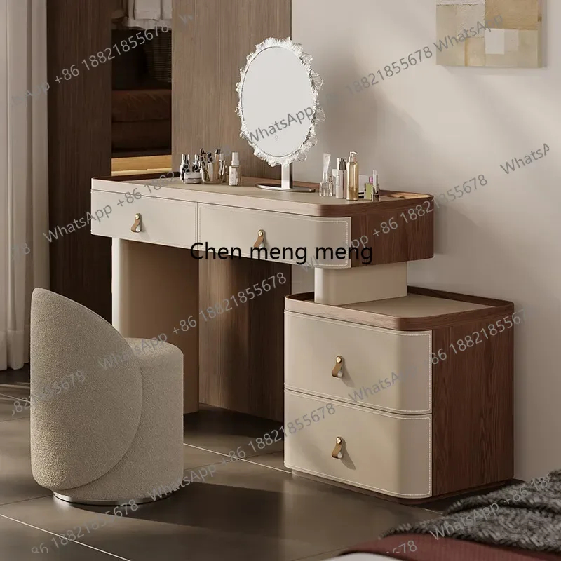 

Makeup Vanity Tocador Maquillaje Furniture Modern Luxury Illuminated Makeup Dressing Table High End Elegant Dressers For Bedroom