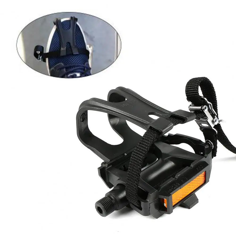 Bike Pedal Belt Toe Clip Belt Buckle Design Cycling Pedal Tape Bike Spinning Cycling Shoe Toe Casing Tie Rope Bike Security Belt