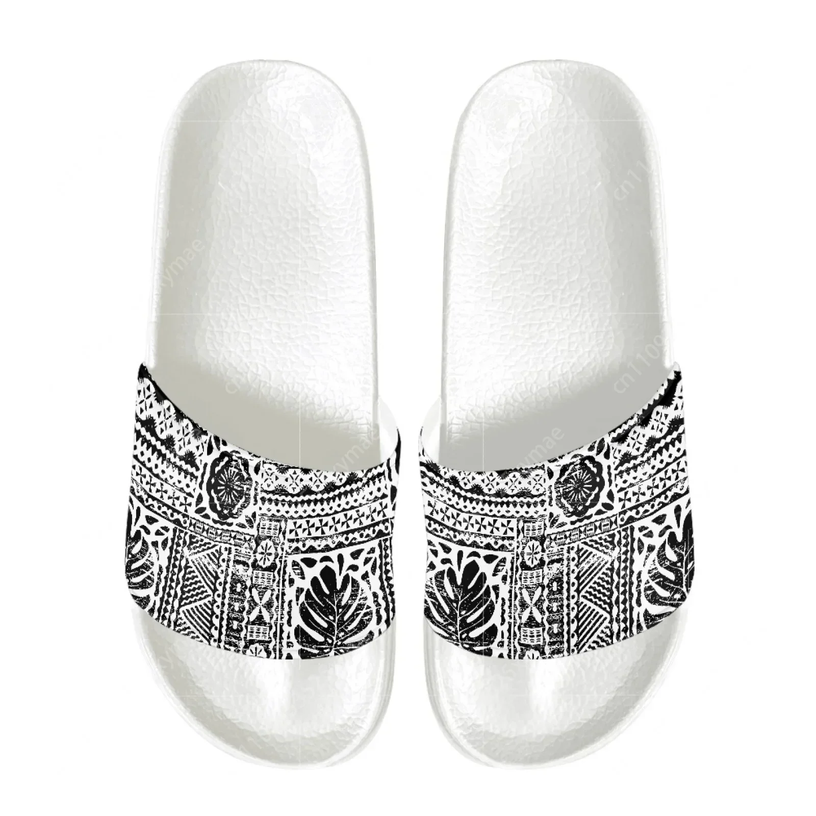 

Polynesian Tribal Hawaiian Totem Tattoo Hawaii Prints Women Men's Slippers Indoor Bath Slipper Platform Non-Slip Home Slides NEW