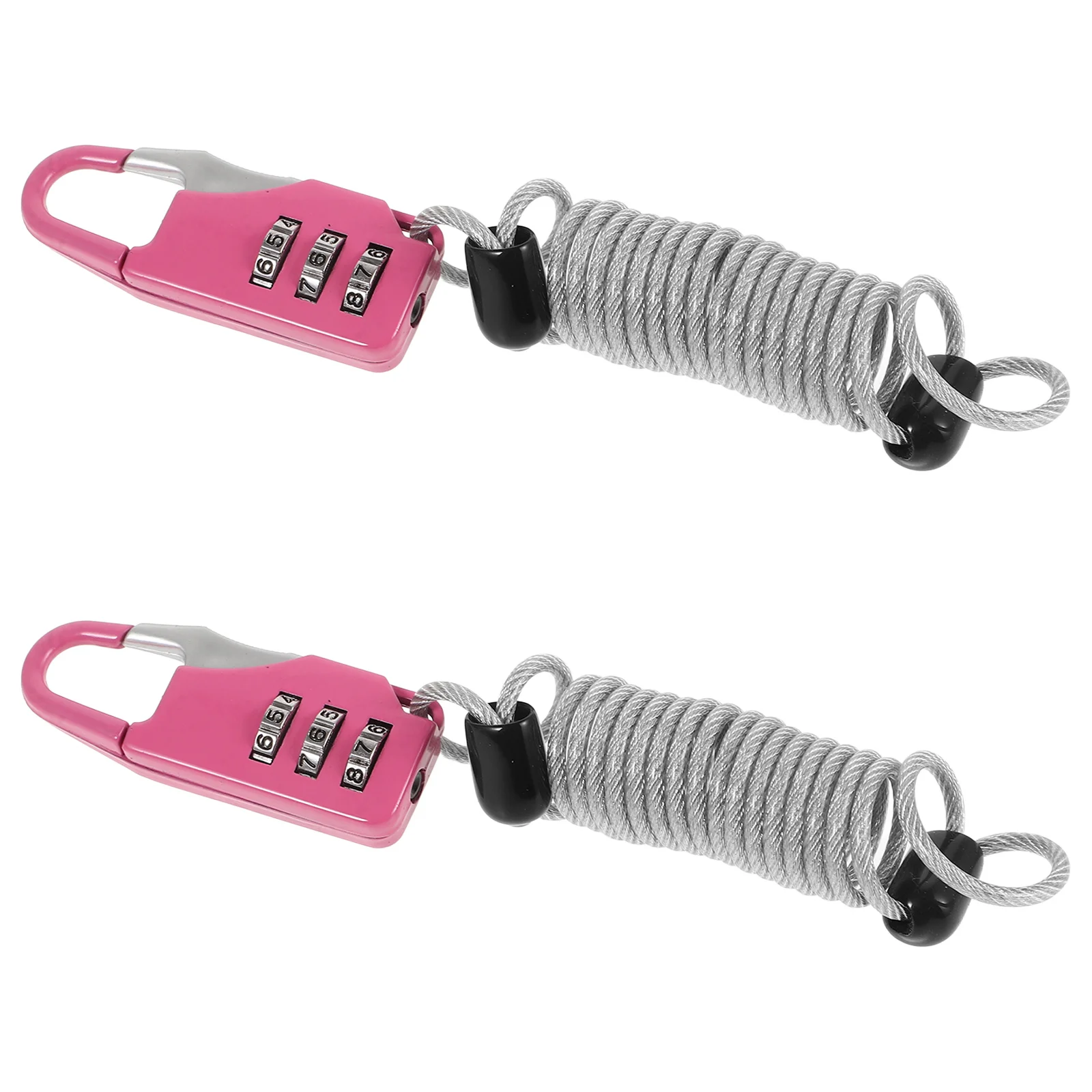 

1Set 3 Digit Combination Bike Lock Heavy Duty Metal Cable Lock for Bicycle Motorcycle Scooter Luggage Security