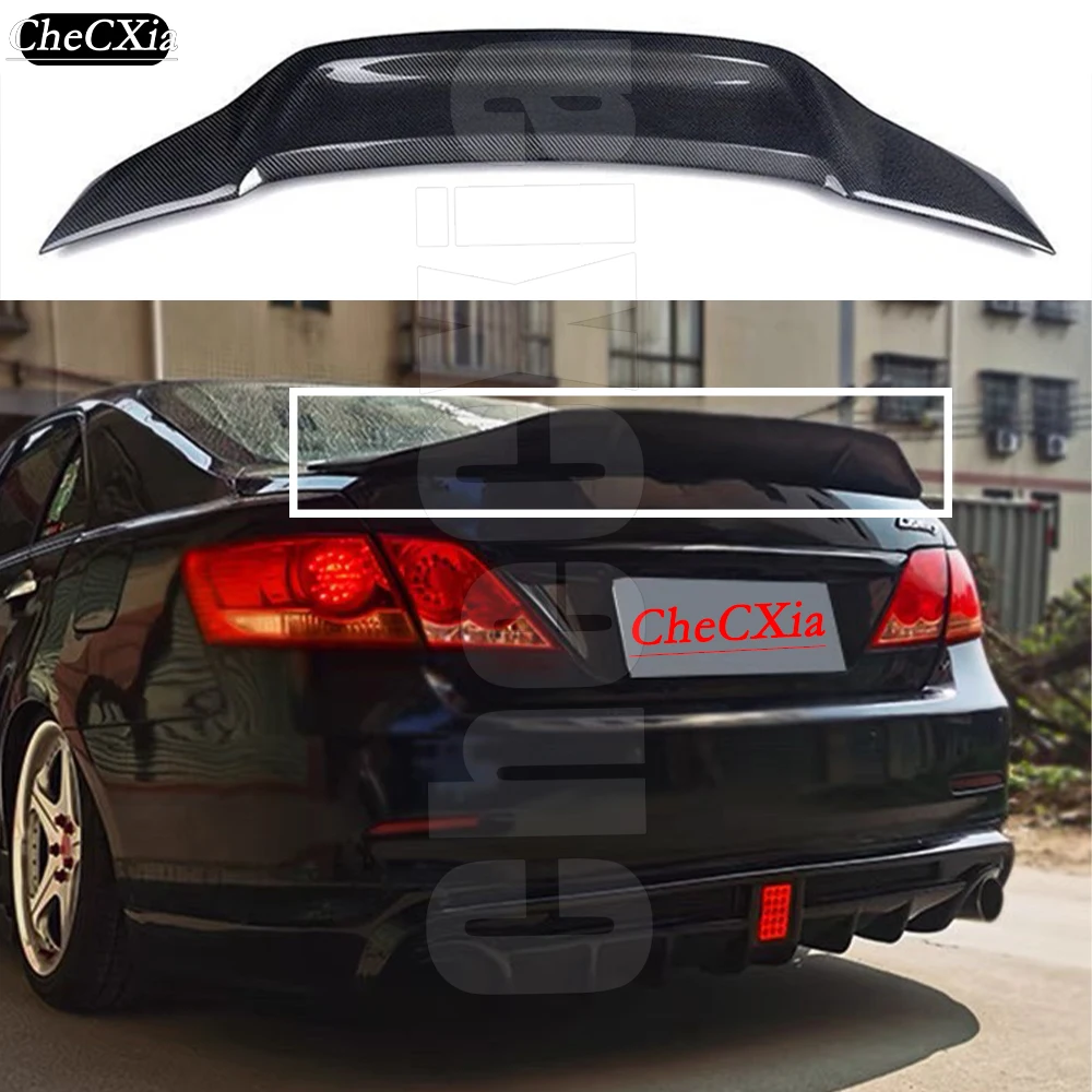 Suitable For Toyota Camry 2006-2011 High Quality Fiberglass Material Rear Spoiler Bright Black Rear Spoiler Tail Wing