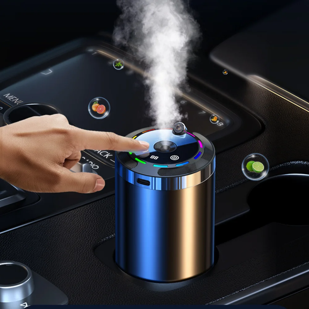 Random Scent Car Electric Air Diffuser Aroma Car Air Vent Humidifier Mist Aromatherapy Removing Odor Eliminator Auto Tools