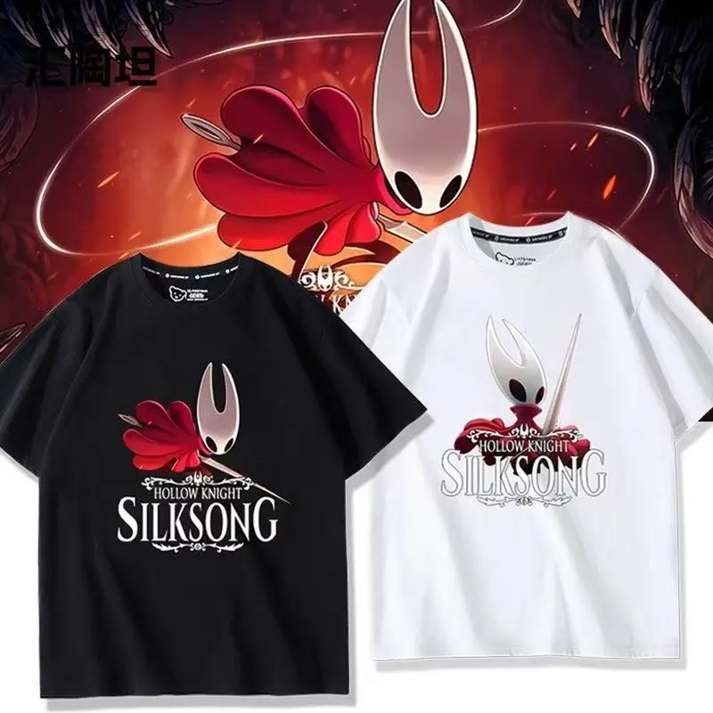 Hollow Knight Silksong T Shirt Men Women Short Sleeve  Cotton Bumblebee Graphic Vintage T Shirts 2026 New Unsiex  Silksong Tops