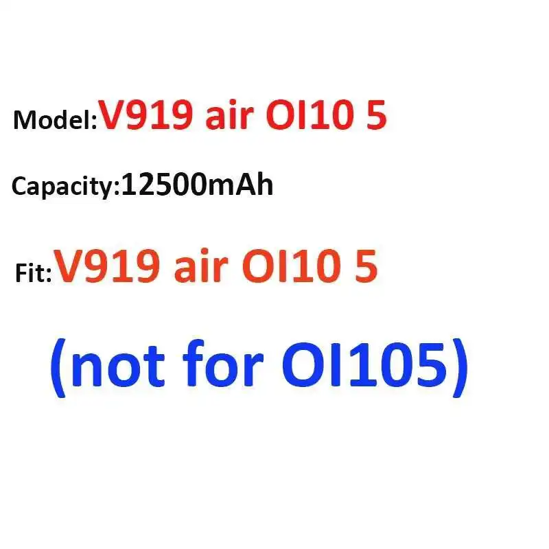 

For Onda V919 Air OI10 5 Not OI105 Reliable Power Supply 12500Mah High-Capacity Laptop Battery