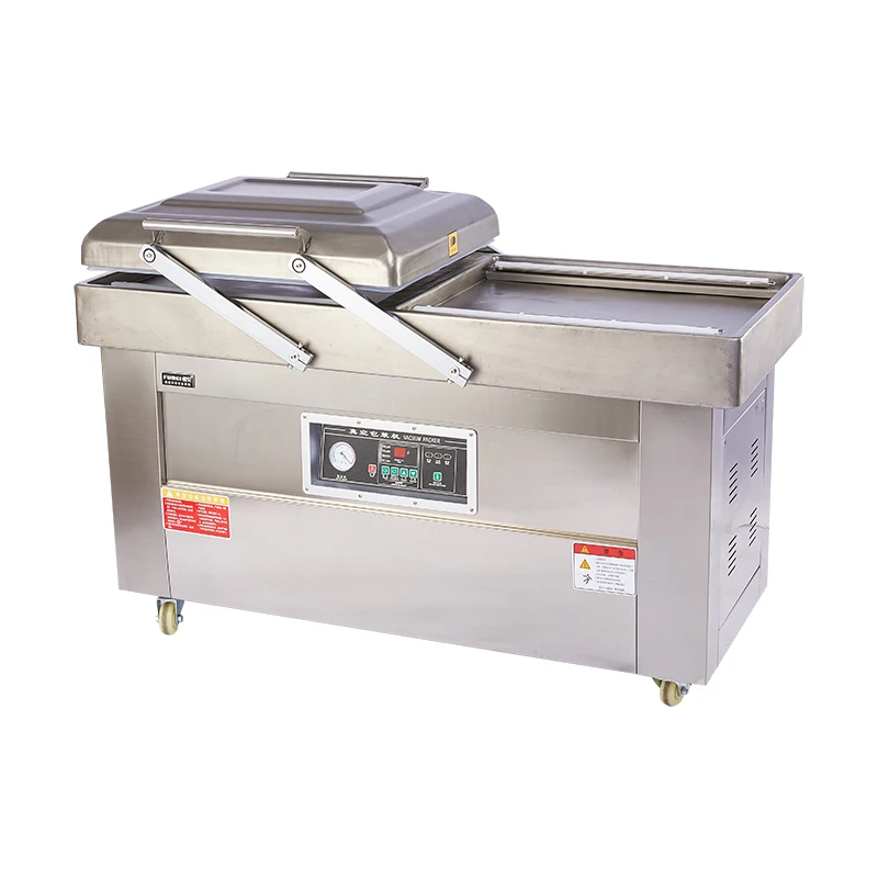 Semi Automatic Double Chamber Vacuum Sealing Packaging  DZ400/2SB Vacuum Packing Sealer for Film Pouch Foil view 3