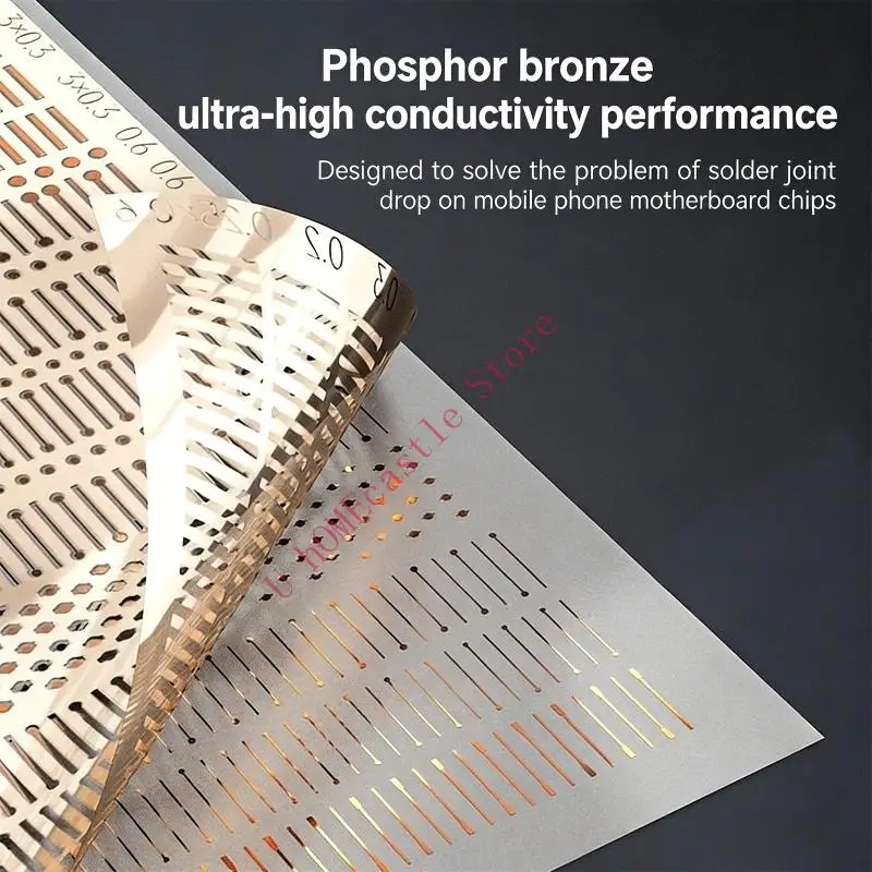 63HF Industrial Design Solder Patches Sheet For Safe Electronics Phone Charging Port And Sound Jacks Repair With Light
