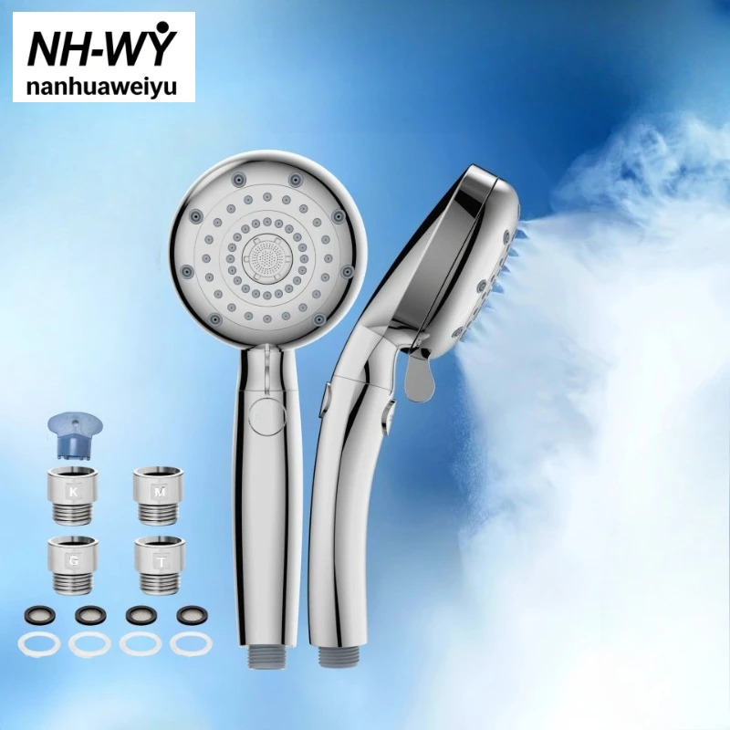 Micro Bubble Beauty Shower Head, Nano Water Oxygen-enriched High Pressure Boost Handheld Shower for Bathroom
