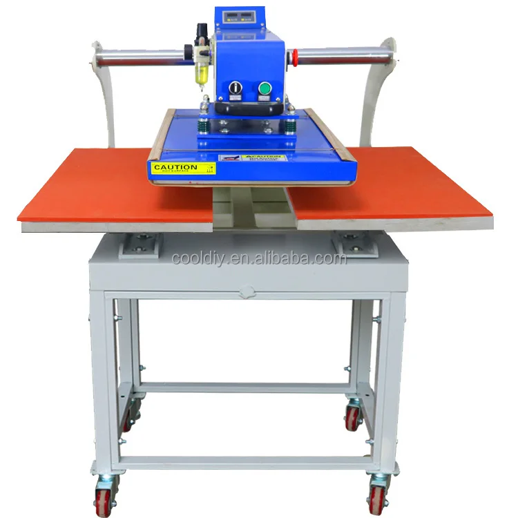 

40*50CM Pneumatic Heat press machine high efficiency double station automatic T-shirt heat transfer sublimation printing machine