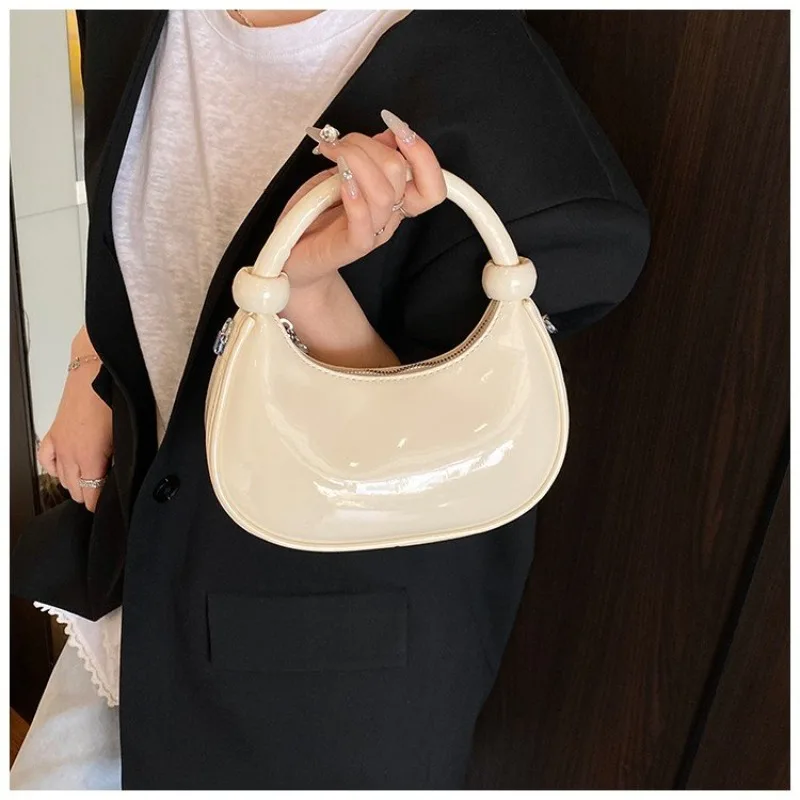 

Fashionable Trendy Design Women's Handbag Stylish Casual Solid Color Large Capacity Diaper Bag Elegant Leather Paris