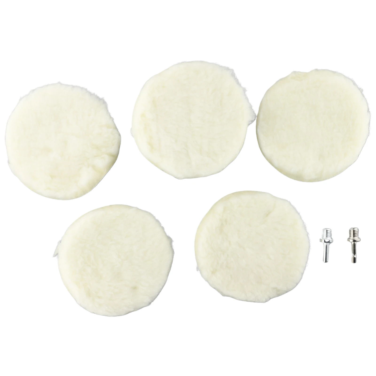 8x Buffing Polishing Pads Accessories Car Polisher Pad Drill Adapter Full Protection Set Wool Wheel Mop High Quality