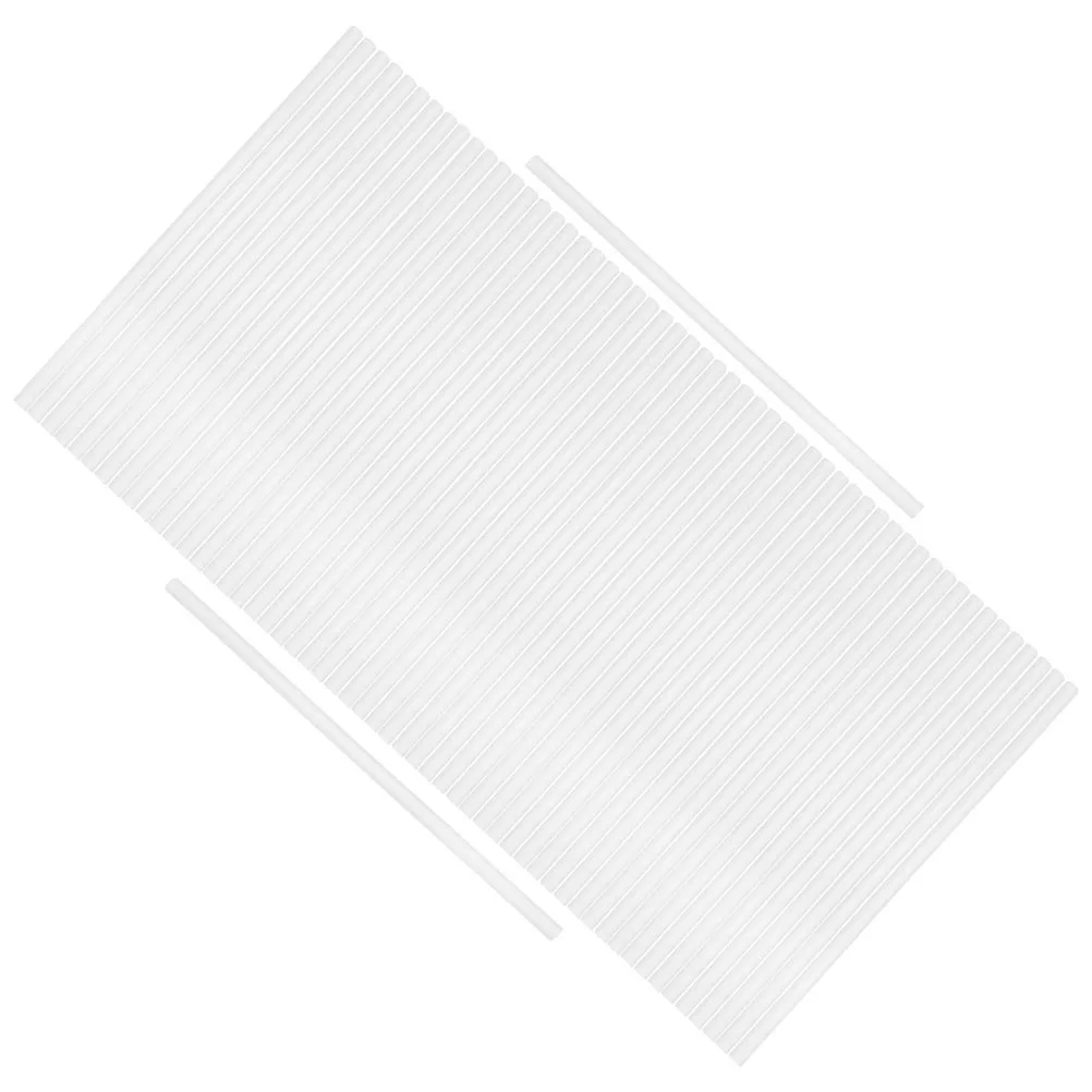 

100Pcs Hot Melt Glue Sticks Clear Strong Adhesive Fast Melting for DIY Crafts Repair Wood Fabric Glass Multi-Use Crafting Tool