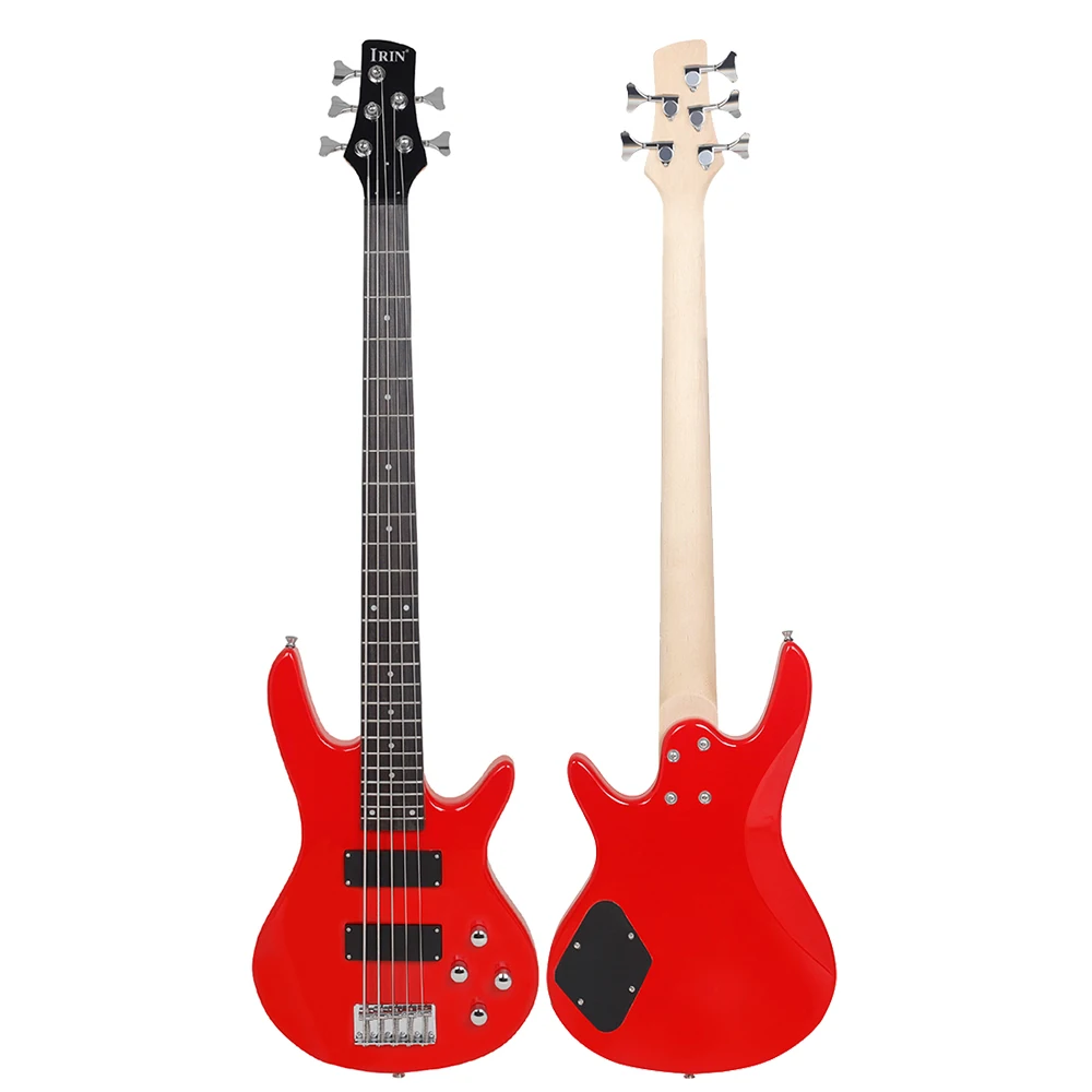 Professional 4 Strings/5 Strings Bass Guitar Maple Body Electric Bass Guitar Stringed Musical Instrument With Connection Cable