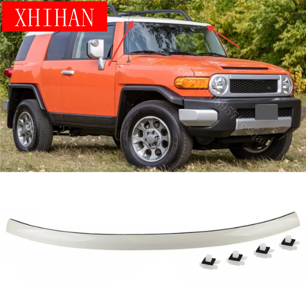 

For Toyota FJ Cruiser 2007-2014 Automotive Front Windshield Upper Decorative Strip OE: 75503-35061-A0