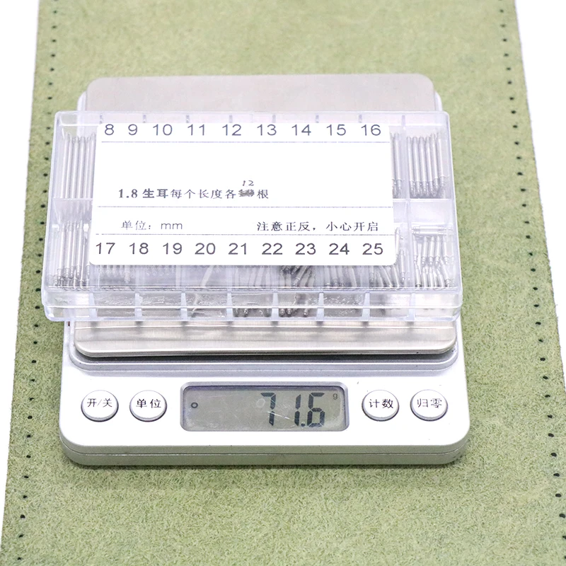 สายนาฬิกาเชื่อมต่อกับก้านนาฬิกาแบบเข็มสปริงหนา1.8มม. แบบไร้รอยต่อ