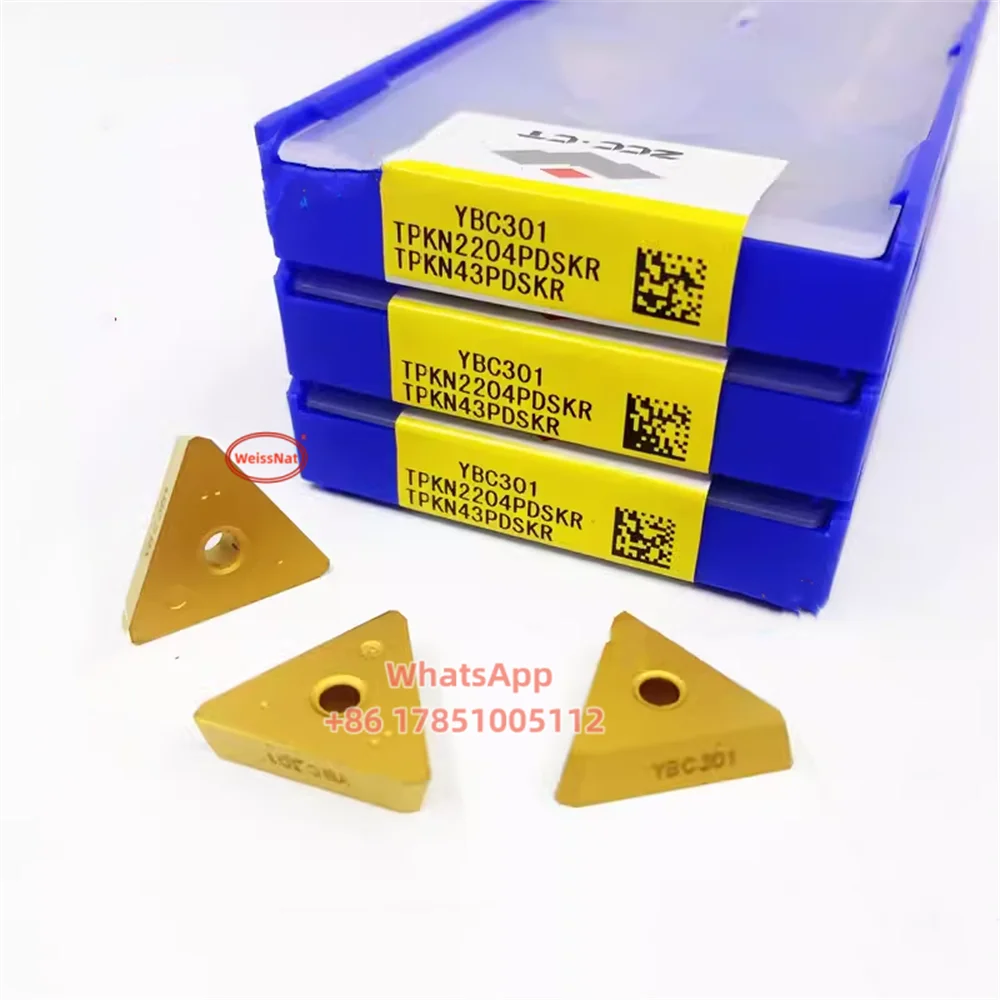 ZCC.CT TPKN1603PDSKR TPKN2204PDSKR TPKN1603PDSKR TPKN2204PDSKR YBG302 YBG102 Carbide Insert  TPKN Inserts