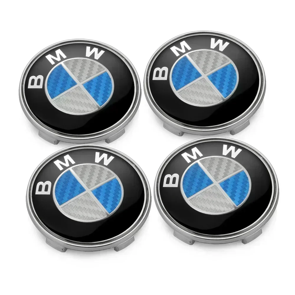 4PCS 58mm/68mm Car Wheel Tire Rim Center Hub Covers for BMW X1 X3 X5 X6 F30 F20 F10 G30 E36 E46 E53 E90 E60 E61 E93 E87