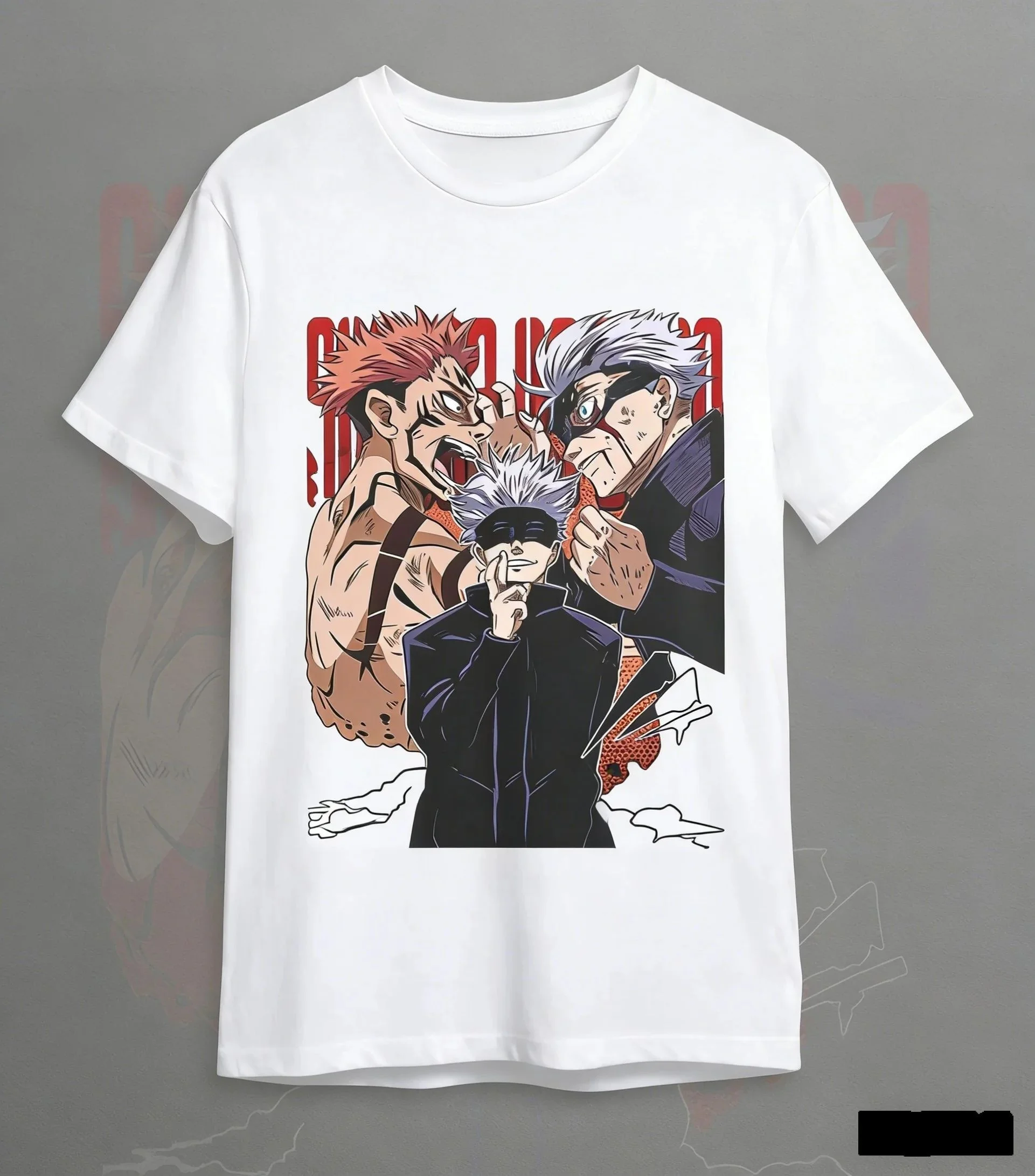 

Trendy Jujutsu Kaisen Gojo Satoru Graphic T-Shirt Unisex Anime Print Short Sleeve Casual Streetwear Tee Gift for Anime Fans