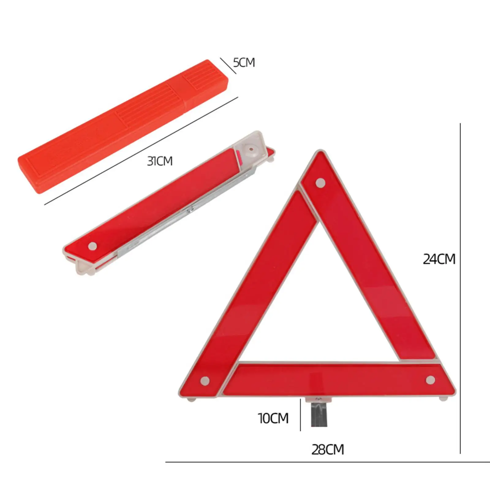 Emergency Warning Triangle ,Triangle Warning Frame, Car Accessories, Foldable Safety Triangle for Emergency Situations