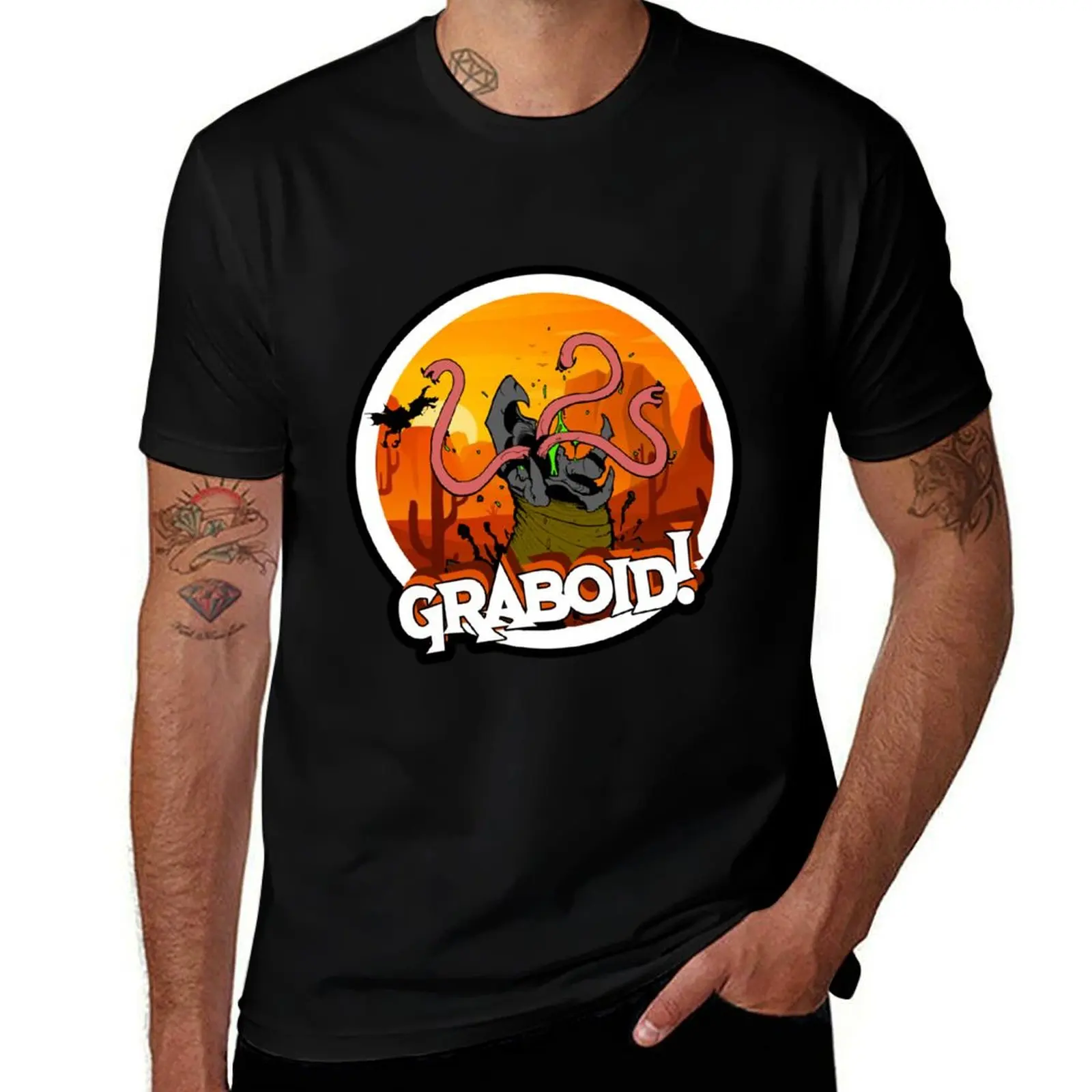 Graboid! T-Shirt No Iron Casual Short Sleeve Top