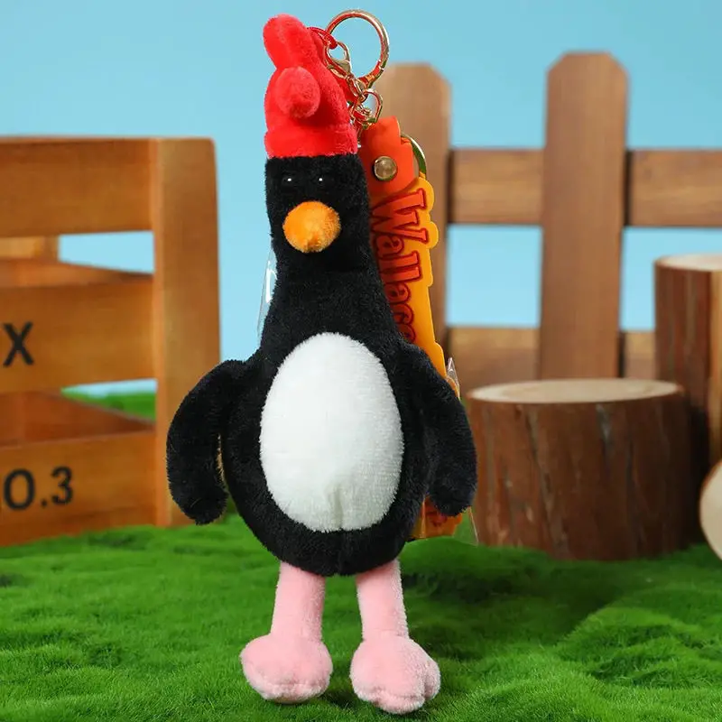 Norbot dos desenhos animados chaveiro de pelúcia macio dos desenhos animados boneca mochila acessório pendurado chaveiro do carro presente para meninos e meninas em feriados