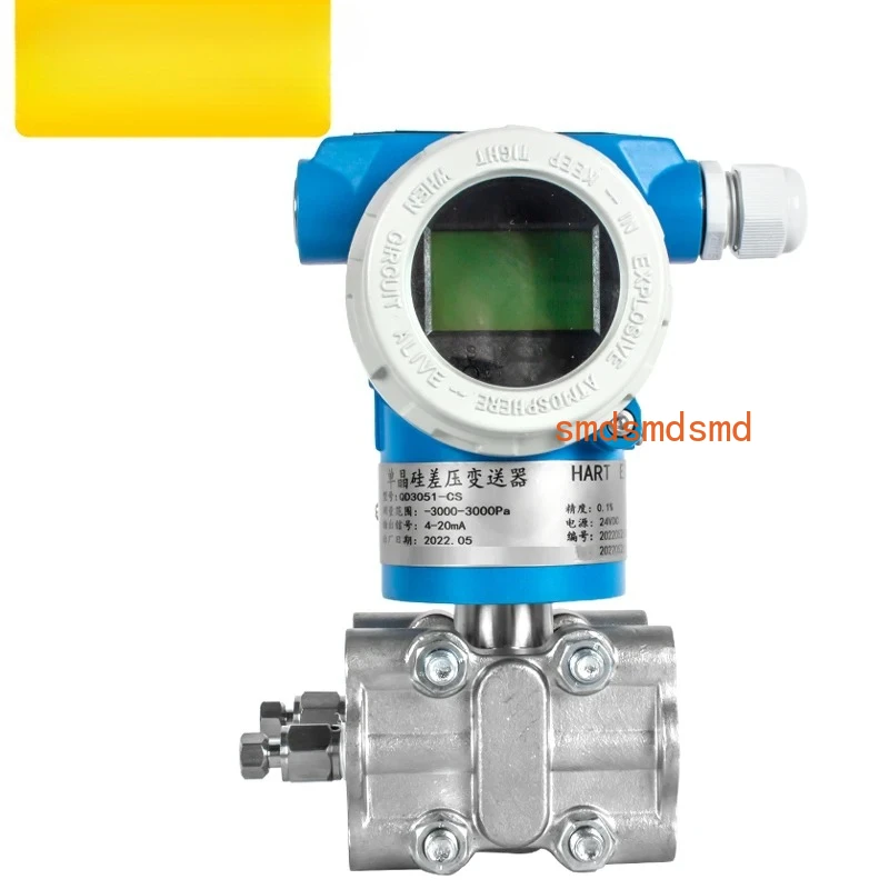 3051 Differential Transmitter 1Mpa 10Mpa 20Mpa 30Mpa LCD  4-20MA+hart Pressure Sensor