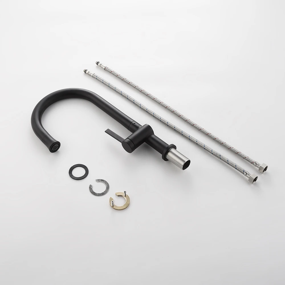 الراقية جميع الحنفيات المطبخ النحاسية سطح الخيالة صنبور الماء الساخن البارد المطبخ صنبور حوض خلاط أسود الحديثة قطب بالوعة المطبخ صنبور صنبور الذواقة الذهبي المصقول الفاخر للمطبخ الحنفية بالوعة المطبخ #5