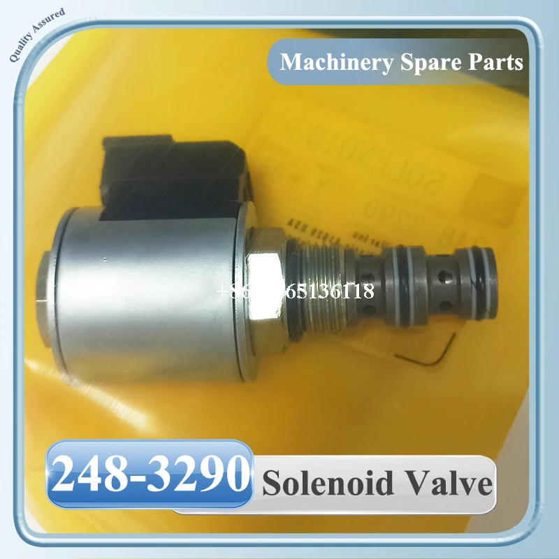 

Solenoid Valve 248-3290 2483290 for Backhoe Loader 414E 416E 420E 422E 428E 430E 432E 434E 442E 444E 450E 450F