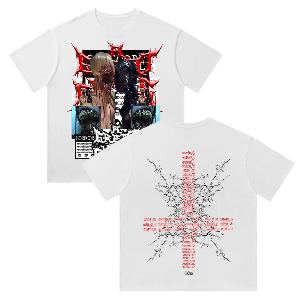 Ken Carson Hip Hop T-Shirt Summer Casual Short Sleeve Tee