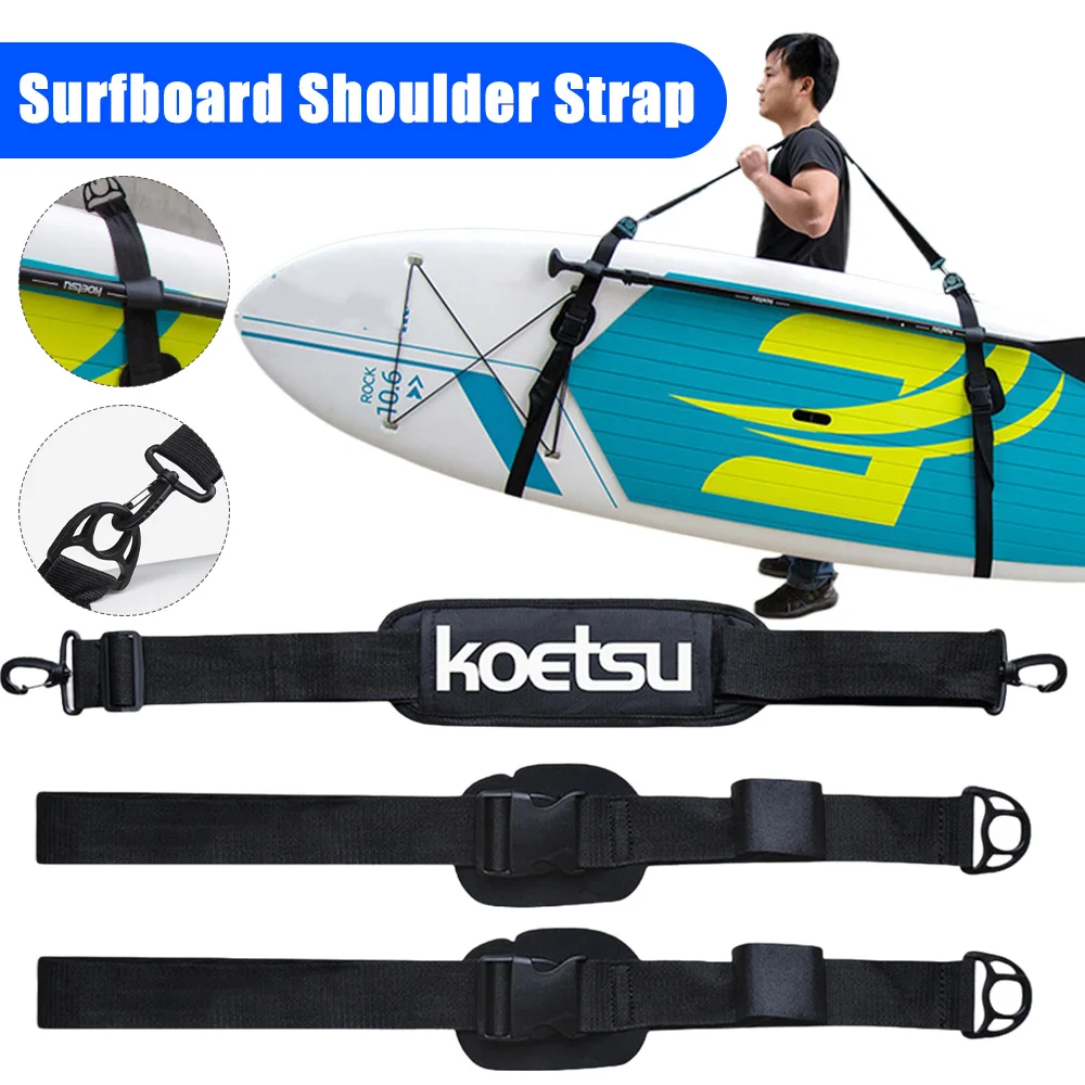 

Paddle Board Sling Portable Surfboard Shoulder Carry Sling Adjustable Stand Up Surf Paddle Board Carrier Surfing Accessories