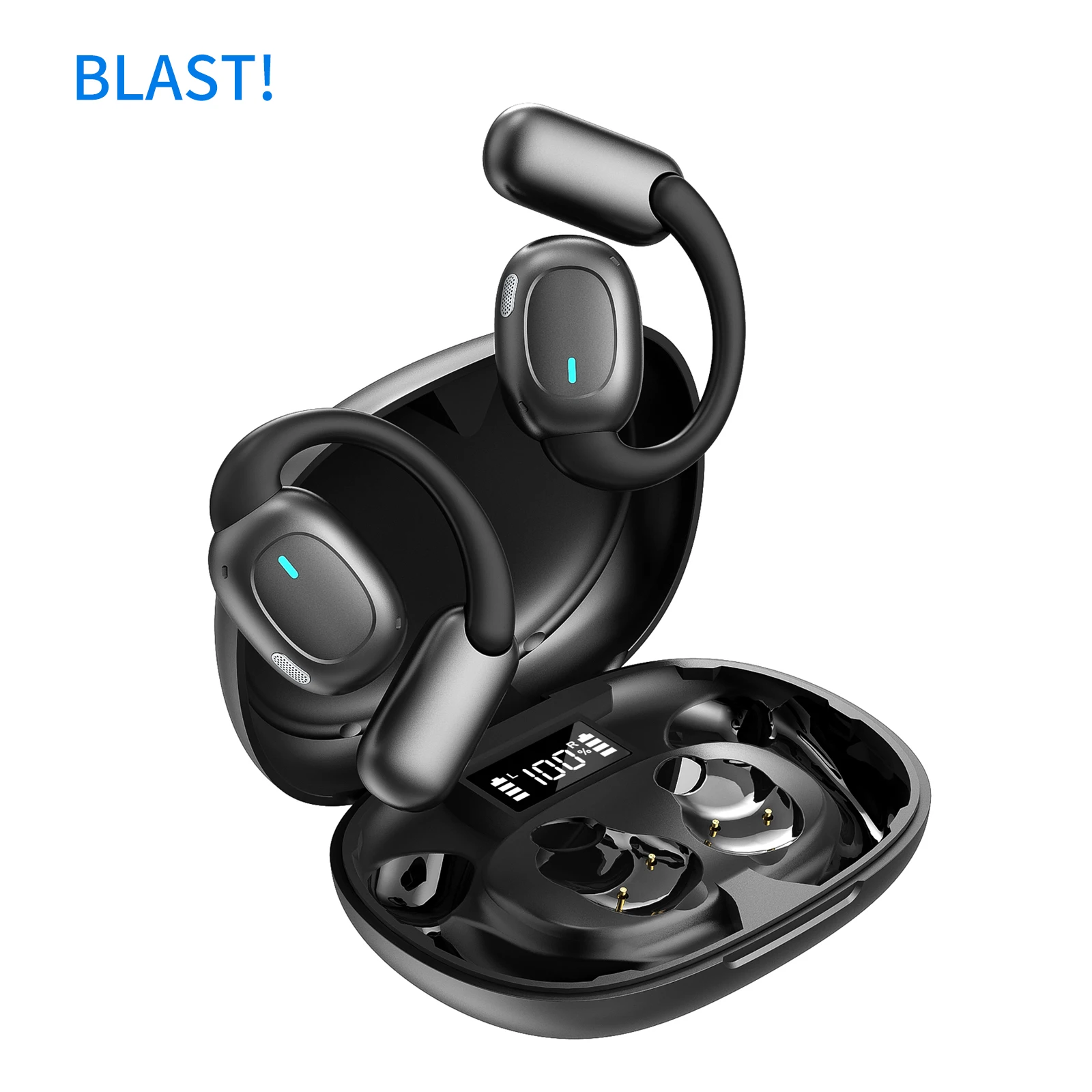 

Original i51 OWS Bluetooth Earphones Sport Wireless Headphones OWS Earhook with Mic Waterproof HiFi Stereo Wireless Earbuds