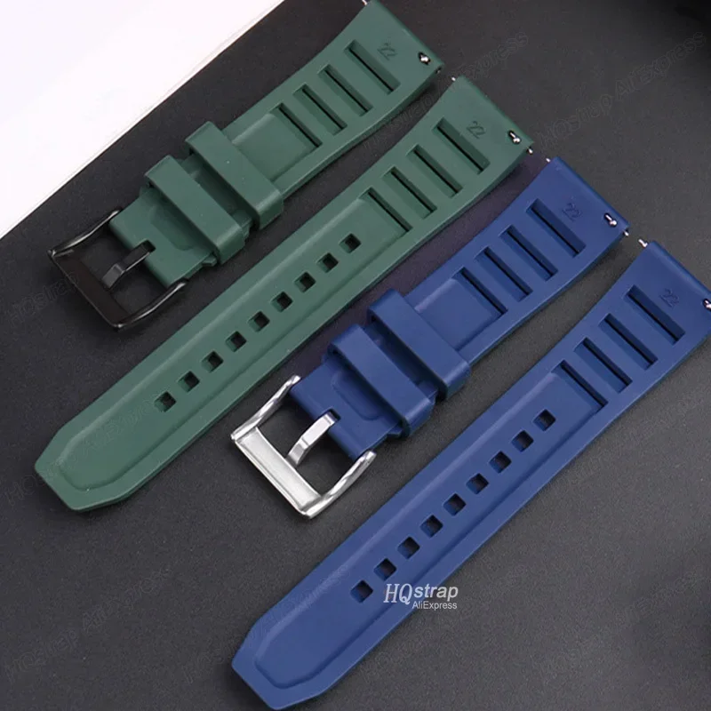 Quick Release Rubber Watch Band 22mm 20mm Strap for Samsung Galaxy Watch6 5 4 Belt for Seiko Watchband for Huawei Watch Bracelet