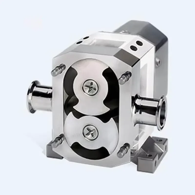 Stainless Steel High Viscosity Liquid Rotary Lobe Pump Food Honey Chocolate Stator Pump