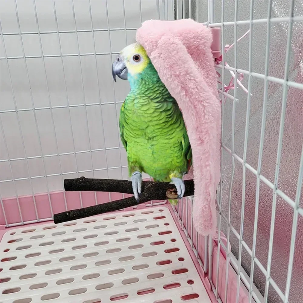 Warm Bird Hammock Shawl Nest Corner Parrot Blanket Windproof Pet Small Animal Hanging Tent Cage Decoration Гамак Для Попугая