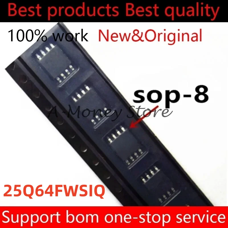 

(5-10pcs)25Q64FWSSIQ 25Q64FWSIQ W25Q64FWSIQ W25Q64FWSSIQ sop-8