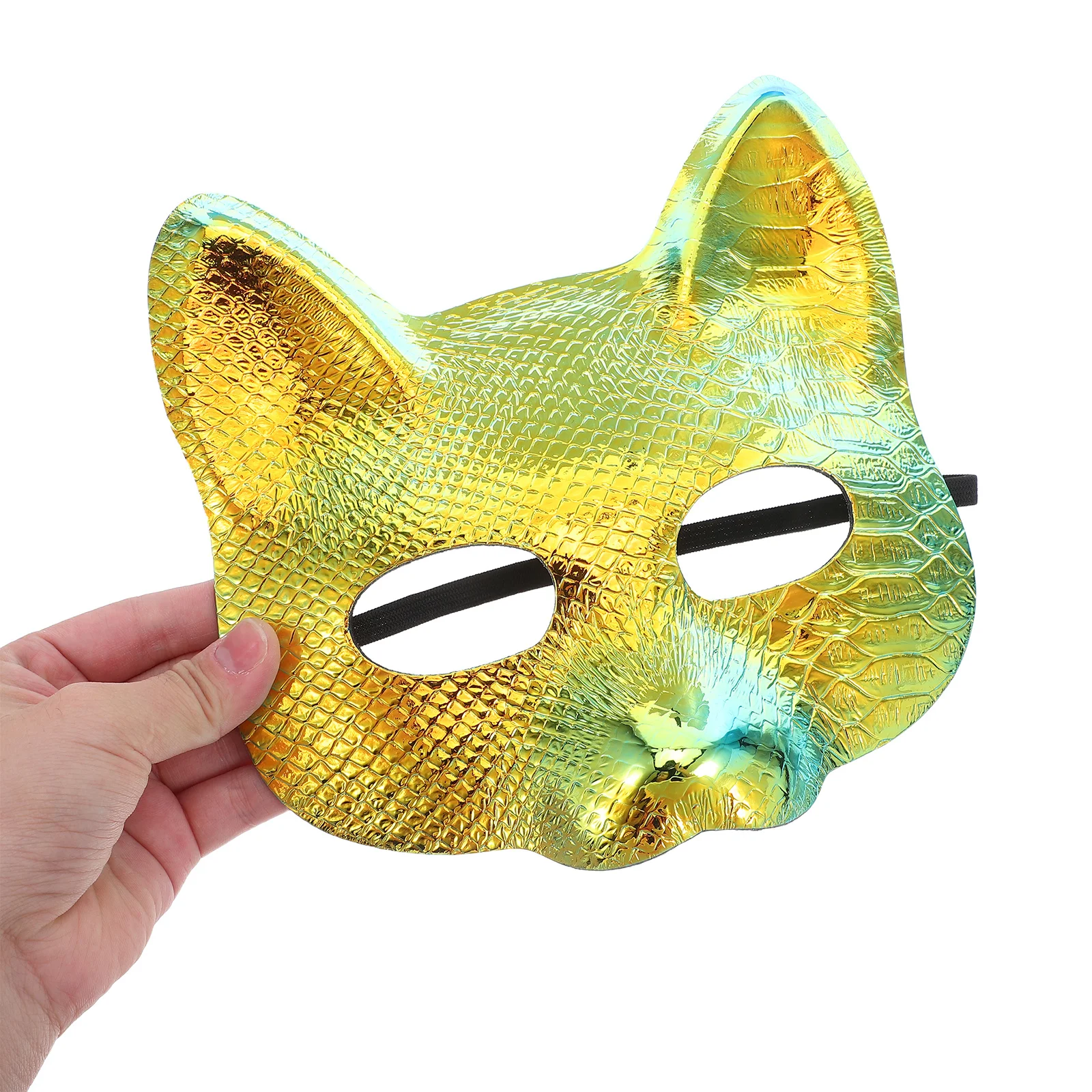 

2Pcs Fox Masquerade Mask Halloween Cosplay Half Face Animal Mask Plastic Party Carnival Costume Cosplay Animal