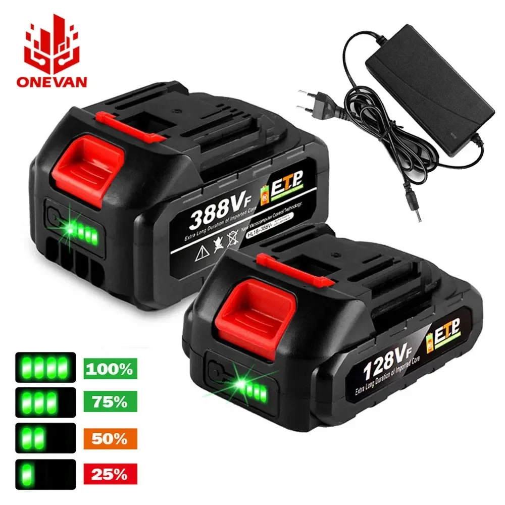 Bateria de Lítio Recarregável para Makita Ferramentas Elétricas para Motosserra 928vf 388vf 22500mah 15000mah 7500mah