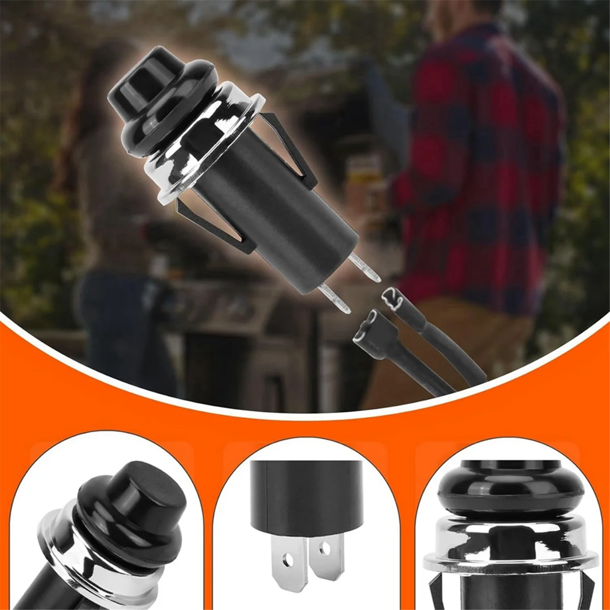 Новая замена кнопки зажигания гриля для Weber 7642/7643 Weber Spirit E/S-210 215 220 310 315 320 330 газовые грили