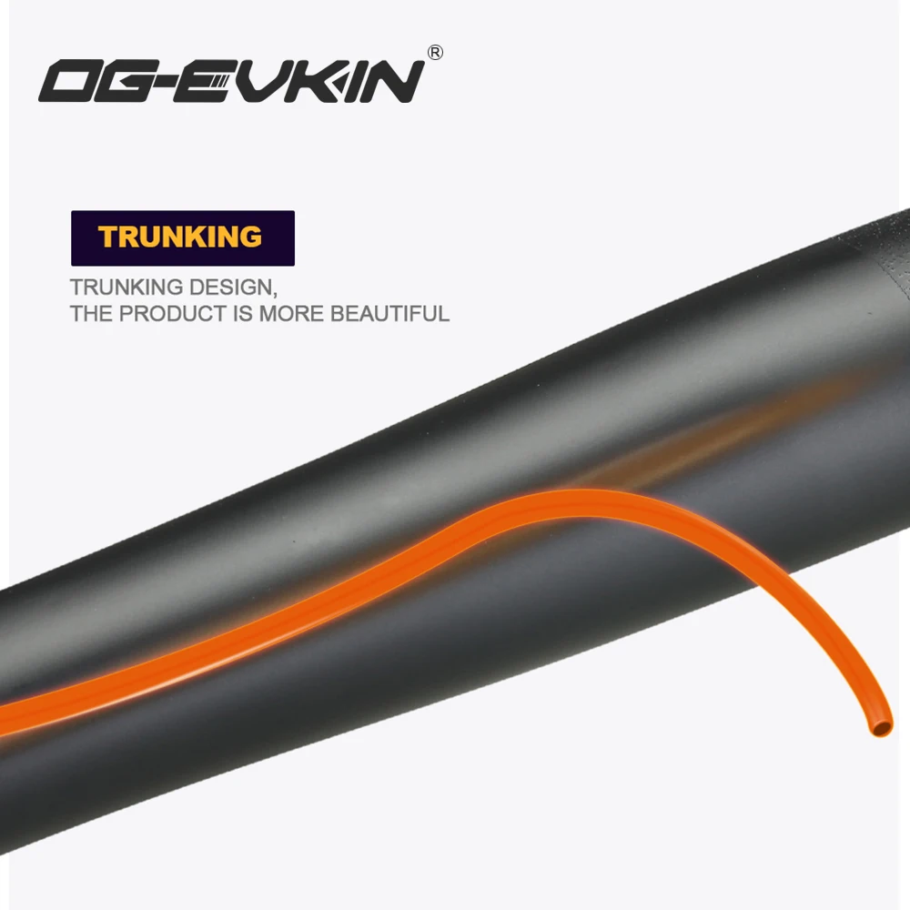 OG-EVKIN HB-011 Carbon Handlebar Road Bike Drop Bar Bicycle Handlebar Road Bike Handlebar 31.8MM 380/400/420/440MM Bicycle Part