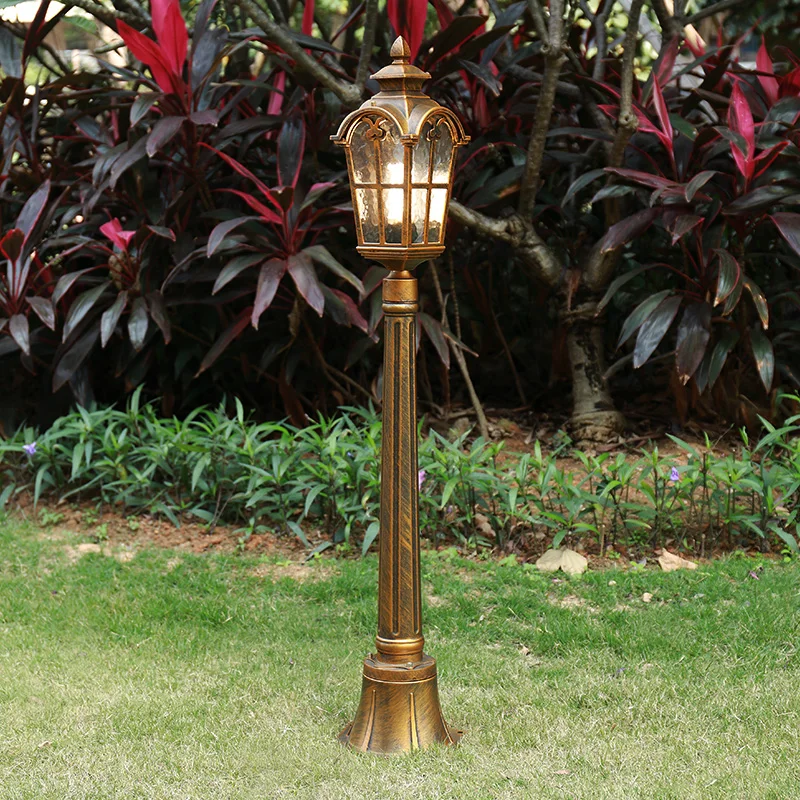 

Outdoor garden light Lawn American retro outdoor waterproof led grass light Villa garden entrance landscape