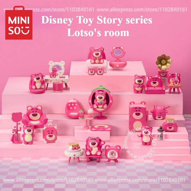 

MINISO глухая коробка игрушки Disney История игрушек комната лотсо милые украшения модель мини-сцена Kawaii подарок на день рождения периферийный