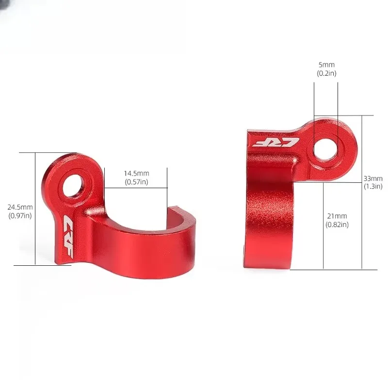 

Popu для мотоцикла 2004-2017 задний тормозной трос, зажим для шланга, алюминиевый CR125/250R 1998-2007 CRF250R 2004-2009 CRF250X Super