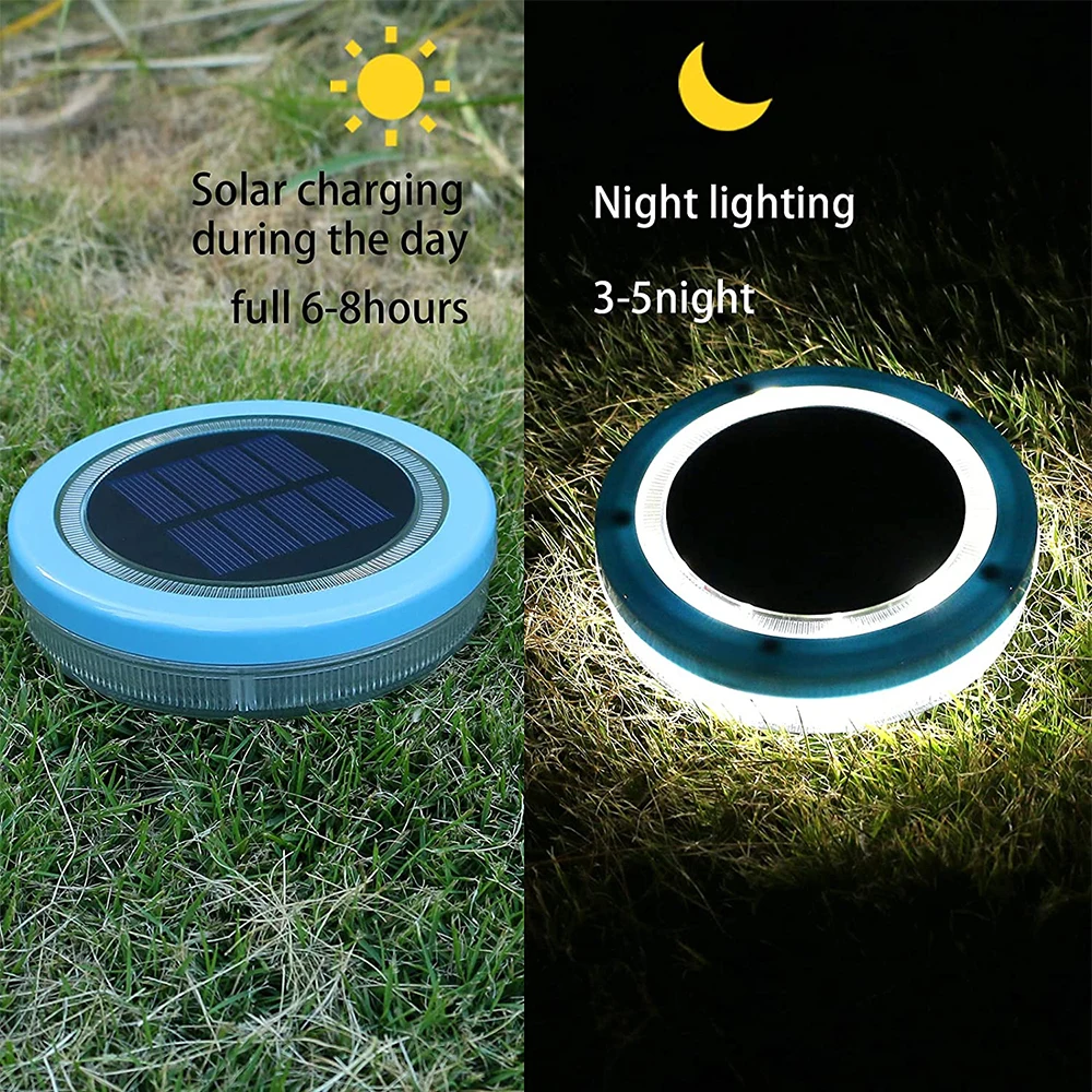 

D2 Solar LED Floating Pool Light Waterproof Swimming Pool Float&Glow Underwater Lamp Outdoor Decorative For Pond Pool Aquariu