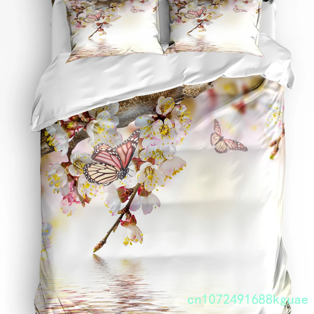 Box Peach Heart Poker Chip Printed Comfort Duvet Cover Pillow Case Home Textile Quilt Cover Boy Kid Teen Girl 3pcs Bedding Set