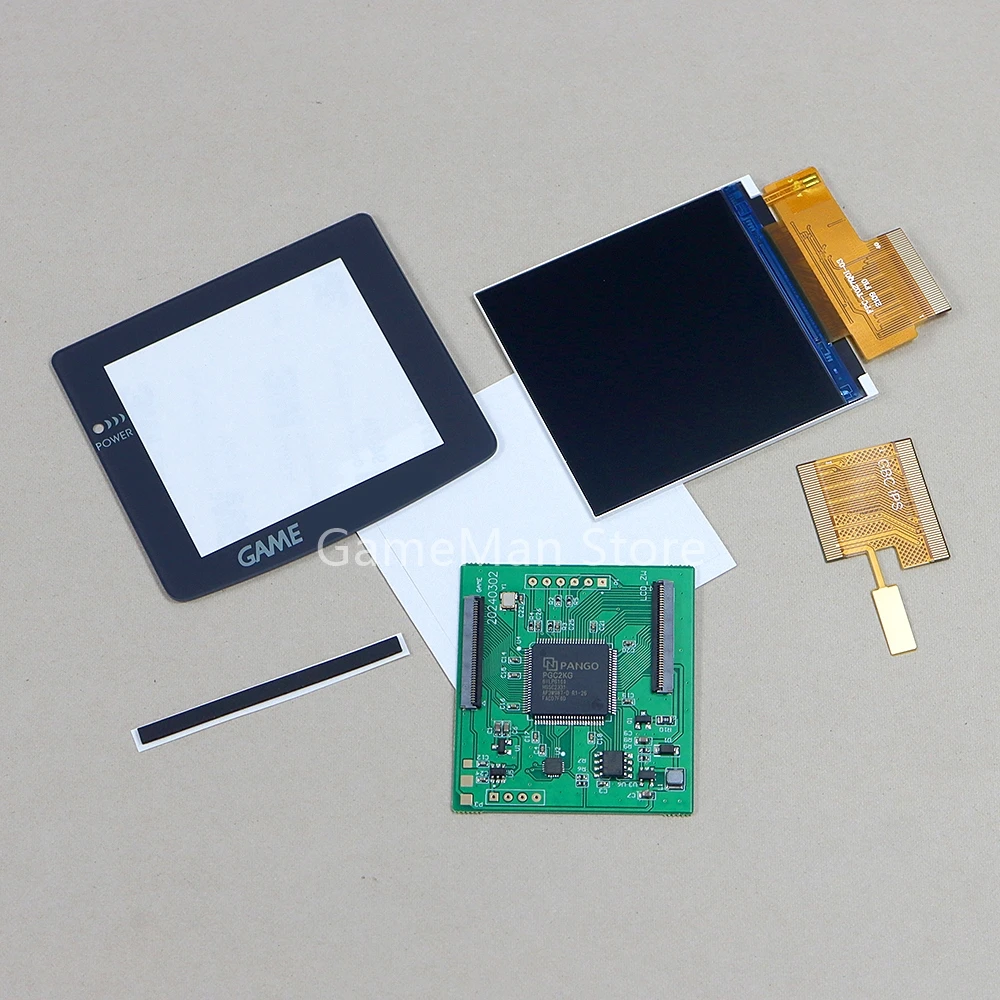 مجموعة واحدة لـ GBC V4.0 سهلة التركيب 2.6 بوصة IPS شاشة LCD عالية السطوع لنينتندو Gameboy Color GBC