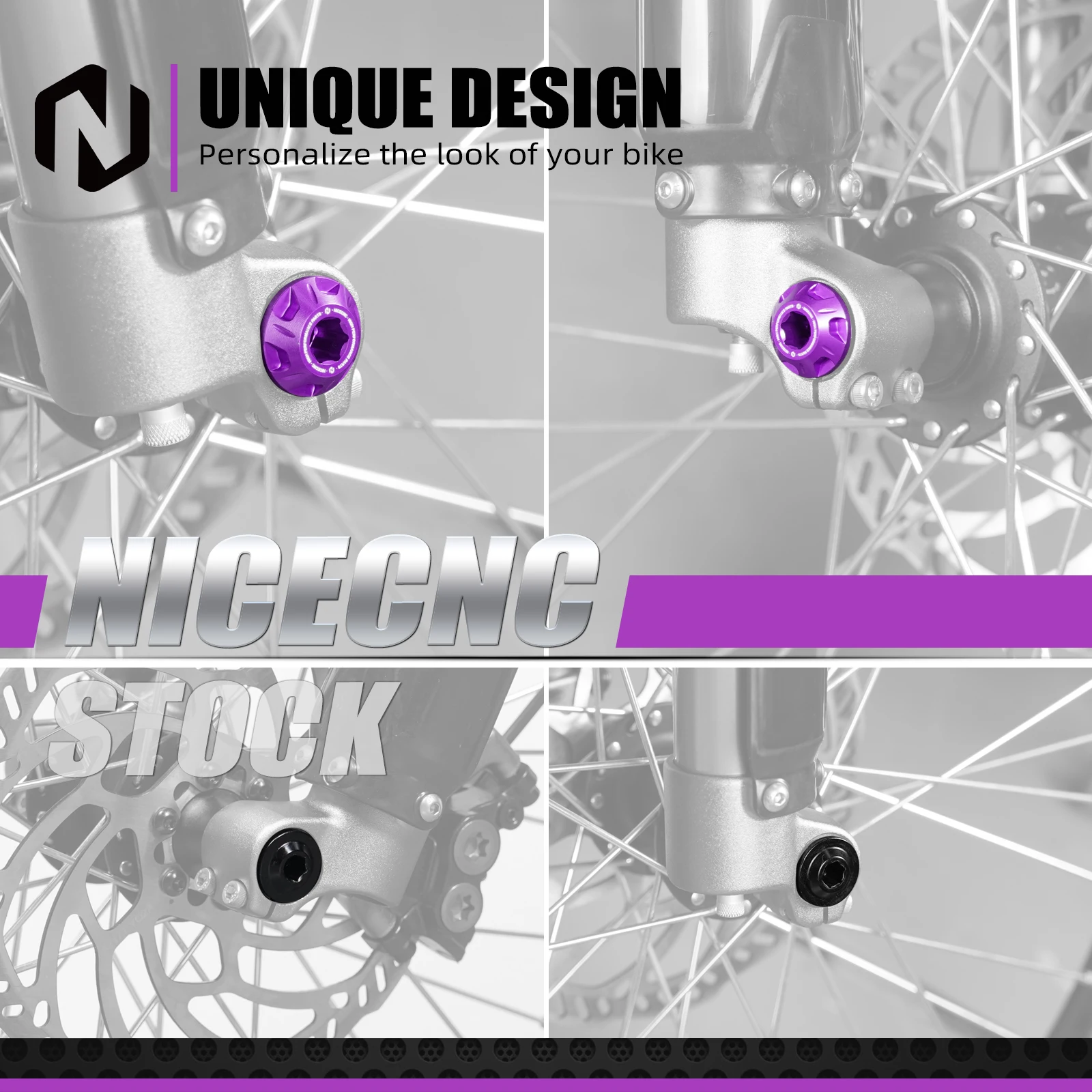 NICECNC для Surron Light Bee X, болты оси переднего колеса, винты для Sur-Ron Light Bee S L1E для Segway X160 X260, электрический велосипед для грязи