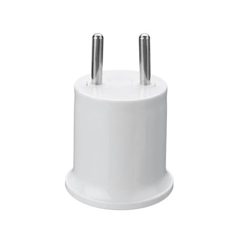 1/5/10PCS 35mm E27 To EU Screw Socket Lamp Holder Straight Plug Adapter For Energy Saving Lamps LED Heads Camera Heads D4