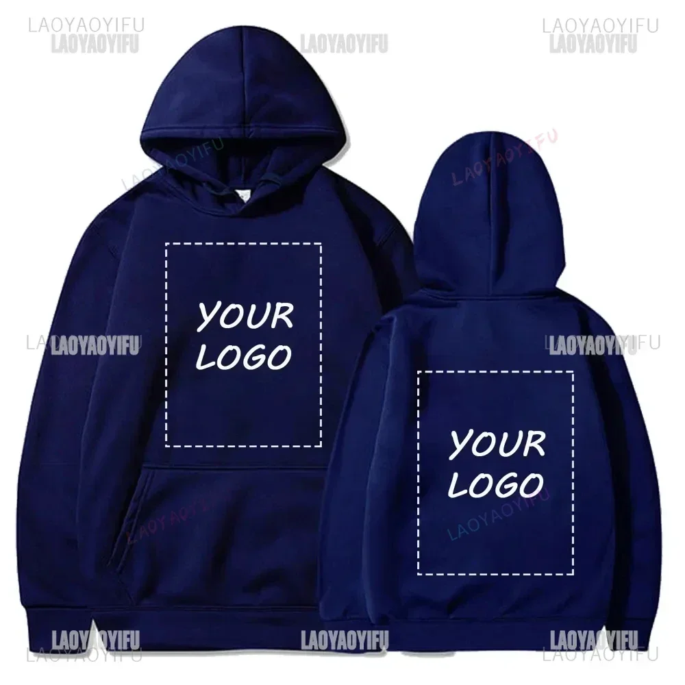 

Customized Logo Personalized Hoodies Warming Long Sleeve Sweatshirt Student Casual Custom Printed Text DIY Hoodie Fashion Tops